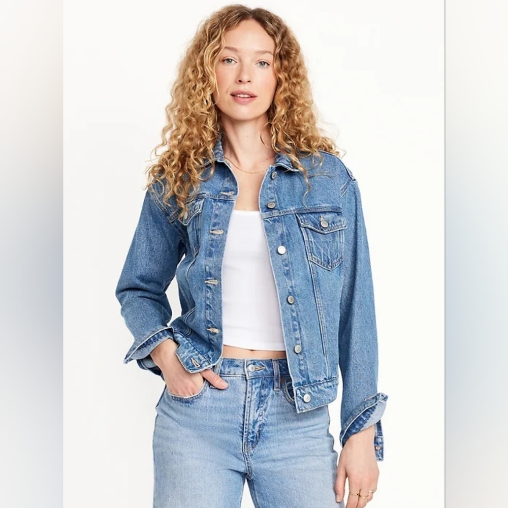 Old Navy Dark Blue Denim Jacket